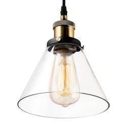 NY Loft No.1 Szklana Lampa wisząca