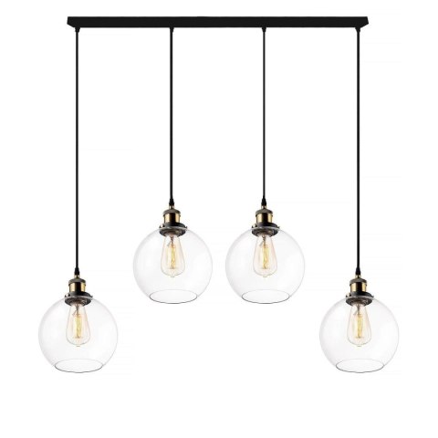 NY Loft No.2 CL4 Szklany Żyrandol