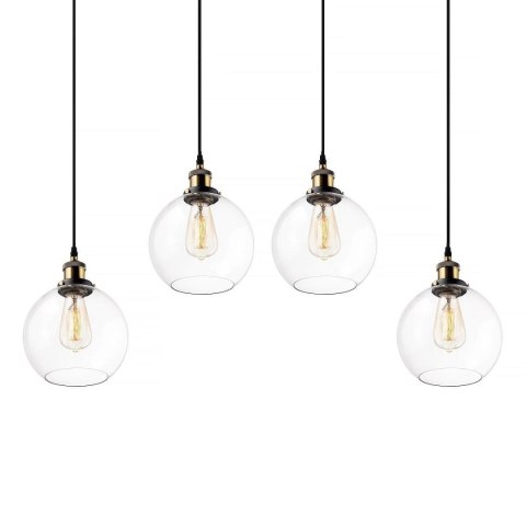NY Loft No.2 CL4 Szklany Żyrandol