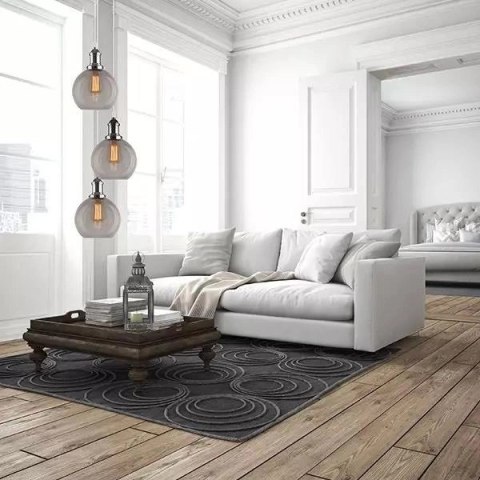 NY Loft No.2 SCH/CO Szklany Żyrandol