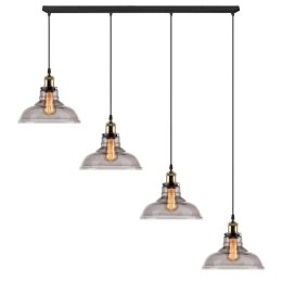 NY Loft No.3 CL4 S Szklany Żyrandol