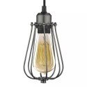 Stalowa Lampa wisząca Kopenhagen Loft steel grey