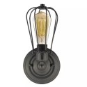 Stalowy Kinkiet Kopenhagen Loft steel grey
