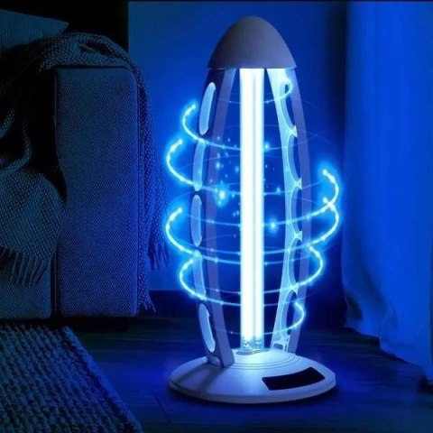 Lampa stołowa UV z ozonatorem czarna