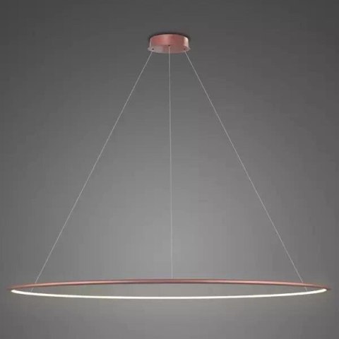 Lampa wisząca Ledowe Okręgi No.1 200cm 3k Różowe Złoto
