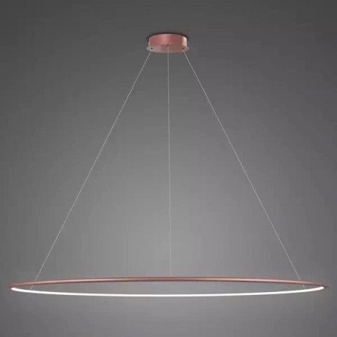 Lampa wisząca Ledowe Okręgi No.1 200cm 4k Różowe Złoto