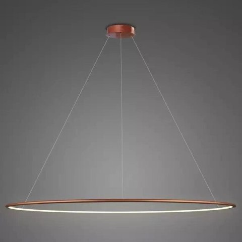 Lampa wisząca Ledowe Okręgi No.1 230cm 3k miedziana