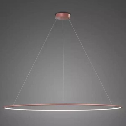 Lampa wisząca Ledowe Okręgi No.1 230cm 4k Różowe Złoto