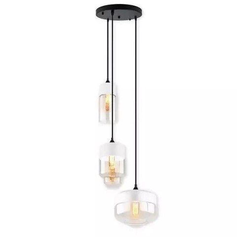Manhattan Chic MIX CO3_bialy Żyrandol