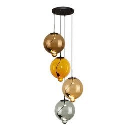 Modern Glass Bubble CO4 Mix Żyrandol