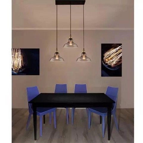 NY Loft No.3 CL3 S Szklany Żyrandol