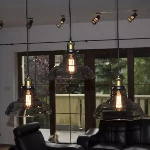 NY Loft No.3 CL3 S Szklany Żyrandol