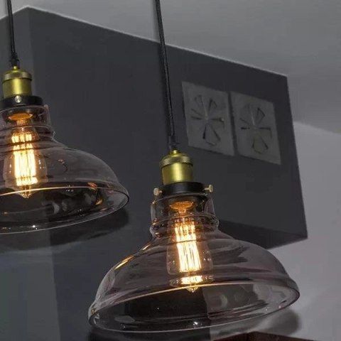 NY Loft No.3 S Szklana Lampa wisząca