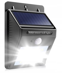 Lampa Halogen Naświetlacz Solarny z czujnikiem ruchu i zmierzchu 8W biała neutralna