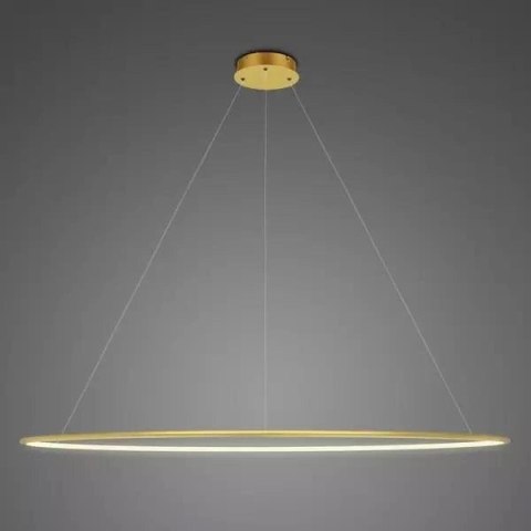 Lampa wisząca Ledowe Okręgi No.1 230cm 2700k złota Dali