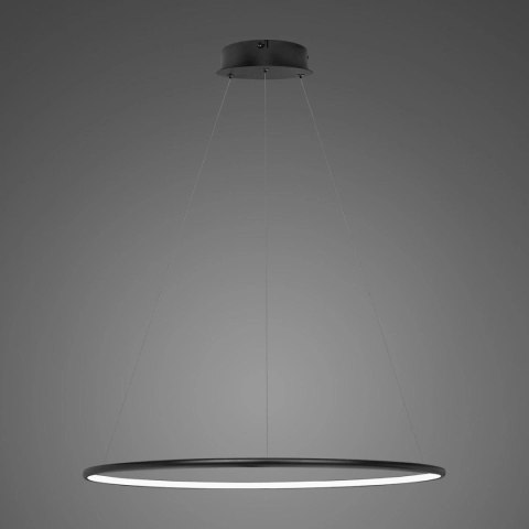 Lampa wisząca Ledowe Okręgi No.1 60cm 4k 32W czarna