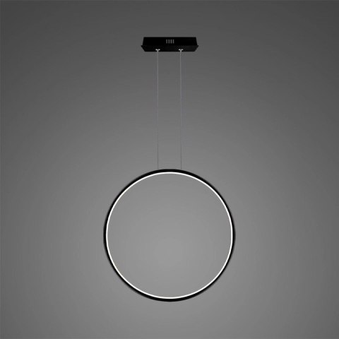Lampa wisząca Ledowe Okręgi No.1 X 60cm czarna 3k ściemnialna DALI