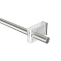 UMBRA karnisz FLUTE 107-305 cm nikiel / stal