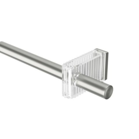 UMBRA karnisz FLUTE 107-305 cm nikiel / stal
