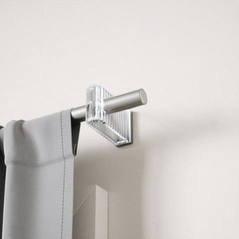 UMBRA karnisz FLUTE 107-305 cm nikiel / stal