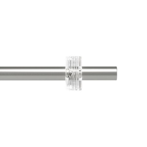 UMBRA karnisz FLUTE 107-305 cm nikiel / stal