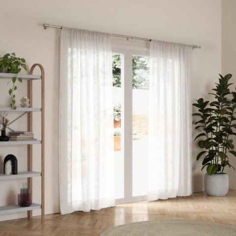 UMBRA karnisz FLUTE 107-305 cm nikiel / stal