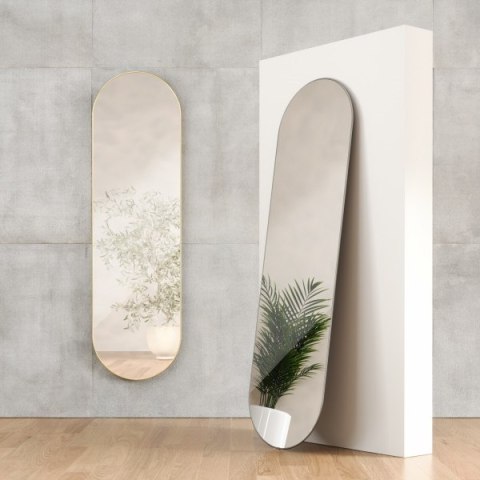 UMBRA lustro ścienne HUBBA 62 x 18 cm tytan