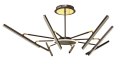 LAMPA DEKORACYJNA SUFIT 38W + PILOT - BRĄZ - ZŁOTO DL-F07 FARO
