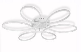 Lampa dekoracyjna Okręgi 120W biała + Pilot
