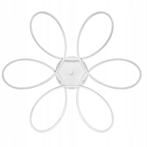 Lampa dekoracyjna Okręgi 120W biała + Pilot