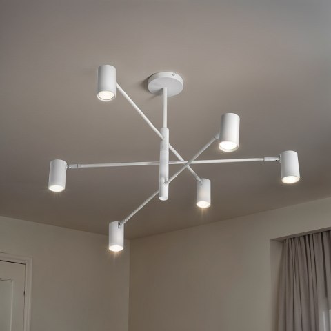 Lampa 6 x spot GU10 DD-40 biała SIENA