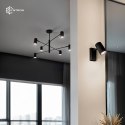 Lampa 6 x spot GU10 DD-40 czarna SIENA