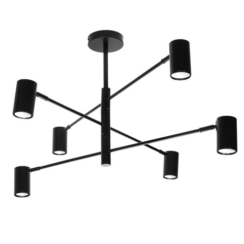Lampa 6 x spot GU10 DD-40 czarna SIENA