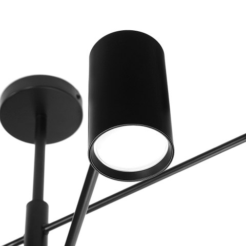 Lampa 6 x spot GU10 DD-40 czarna SIENA