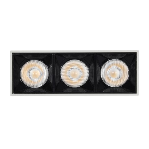 Lampa liniowa natynkowa 9w 3000K biało-czarna JDL-6T