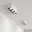 Lampa liniowa natynkowa 9w 3000K biało-czarna JDL-6T