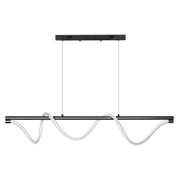 Lampa wisząca Serpente DDXZ003 55W czarna - wężyk splot