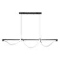 Lampa wisząca Serpente DDXZ004 55W czarna - wężyk gładki