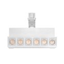 Lampa z diodami do szyn magnetycznych biała łamana 6W 3000K DDCX-GDZD6 - TYP B