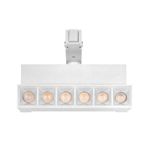 Lampa z diodami do szyn magnetycznych biała łamana 6W 3000K DDCX-GDZD6 - TYP B