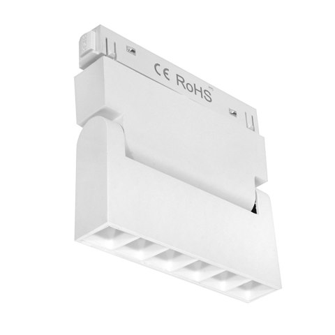 Lampa z diodami do szyn magnetycznych biała łamana 6W 3000K DDCX-GDZD6 - TYP B