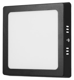 Panel led natynkowy 6W czarny kwadrat 4000K