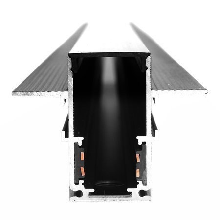 Szyna magnetyczna podtynkowa czarna LL-20D 200cm