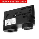 Adapter Track System LL-DX5 czarny 3-Fazowy