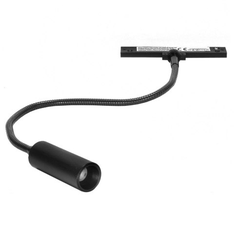 Elastyczna lampa do szyn magnetycznych UN5-YDL20 Micro Magnetic 3W 3000K czarna