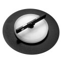 Kinkiet indirect okrągły do szyn magnetycznych UN5-YSBD Micro Magnetic 9W 4000K czarny