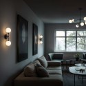 Lampa Dekoracyjna AM201 6xG9 Czarna GARDA