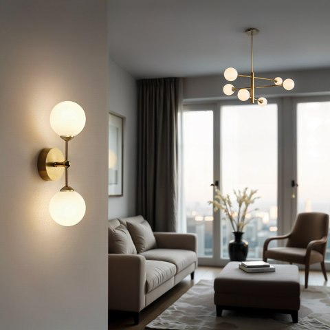 Lampa Dekoracyjna AM201 6xG9 Złota GARDA
