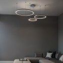 Lampa wisząca okręgi 116W czarna AZ134 MONZA