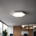 Panel LED Natynkowy HEXAGON BY-SLS-6C Plaster Miodu 40W Biały